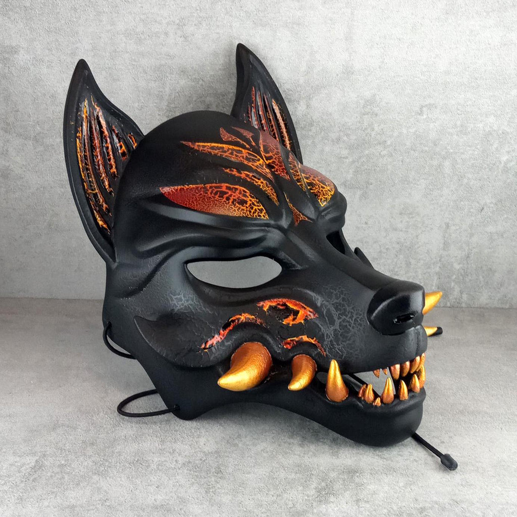 Kitsune (Ōkami) Fire Mask