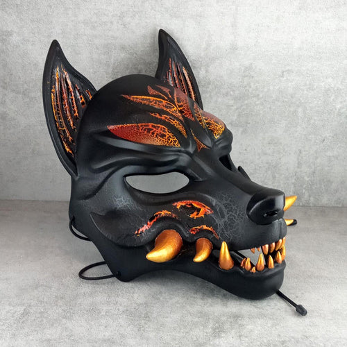 Kitsune (Ōkami) Fire Mask