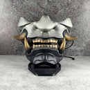 Samurai Half Mask «Grey Wrath»