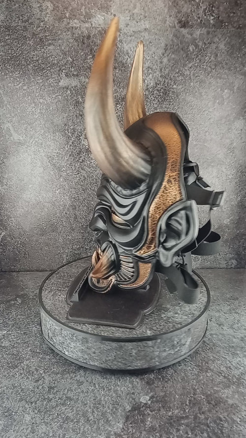 Bronze Island Demon – Traditional Hannya Mask