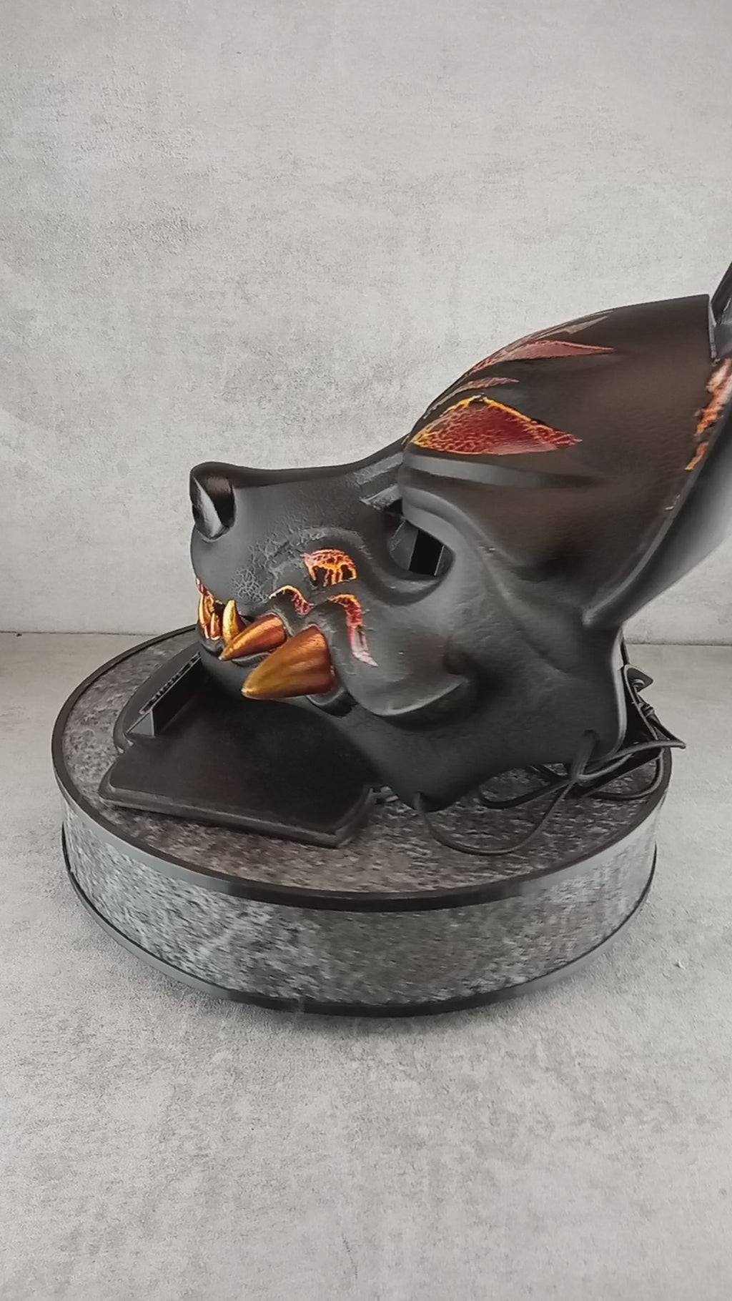 Kitsune (Ōkami) Fire Mask